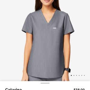 Figs Catarina one pocket scrub top in XS